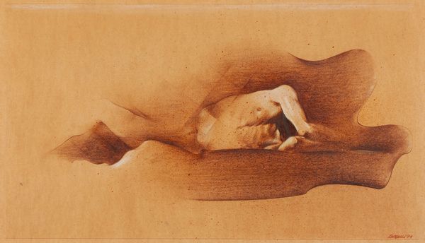 Anonimo del XX secolo : Nudo maschile sdraiato  - Asta Arte Moderna e Contemporanea - Associazione Nazionale - Case d'Asta italiane