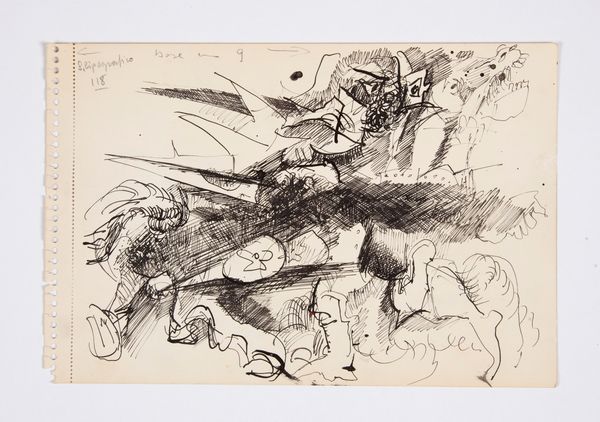 Edouard Pignon : Bozzetto per la copertina del catalogo della mostra personale alla Galleria La Nuova Pesa  - Asta Arte Moderna e Contemporanea - Associazione Nazionale - Case d'Asta italiane