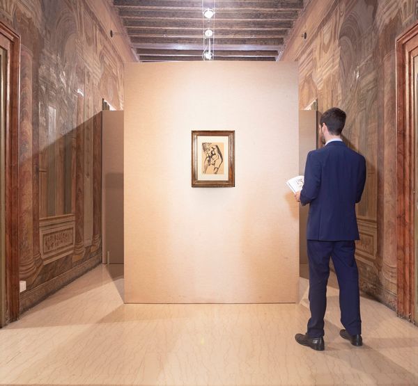 Renato Guttuso : Le calze  - Asta Arte Moderna e Contemporanea - Associazione Nazionale - Case d'Asta italiane