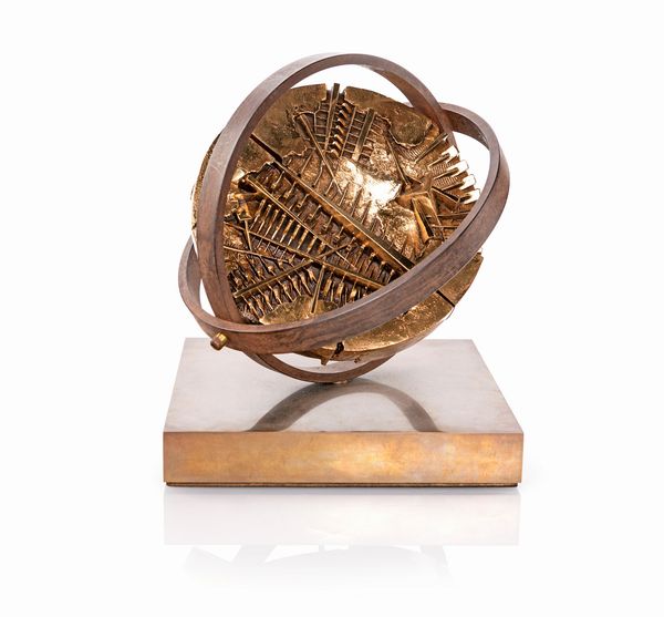 Arnaldo Pomodoro : Giroscopio  - Asta Arte Moderna e Contemporanea - Associazione Nazionale - Case d'Asta italiane