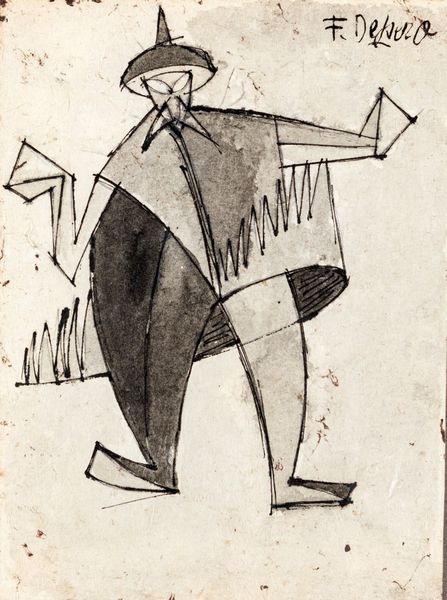 FORTUNATO DEPERO : Costume per mandarino cinese da Il canto dell'usignolo  - Asta Arte Moderna e Contemporanea - Associazione Nazionale - Case d'Asta italiane