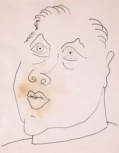 Alexander Calder - Ritratto di Giovanni Carandente