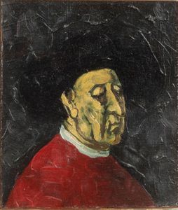 Nino Caffè : Ritratto di Cardinale  - Asta Arte Moderna e Contemporanea - Associazione Nazionale - Case d'Asta italiane