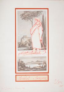 Fabrizio Clerici - Stendhal a Genzano - Per l'infiorata a Genzano