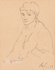 Corrado Cagli - Ritratto di fanciullo