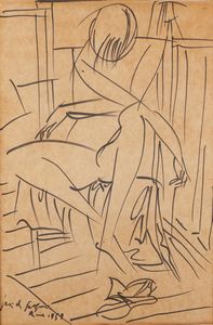 PERICLE FAZZINI - Donna seduta