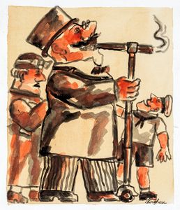 Franz Borghese - Fumatore di sigaro