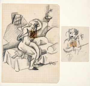 Primo Conti - Due figure