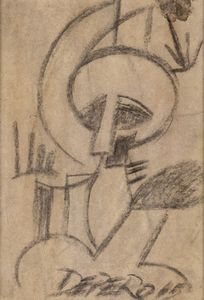 FORTUNATO DEPERO - Scomposizione di testa