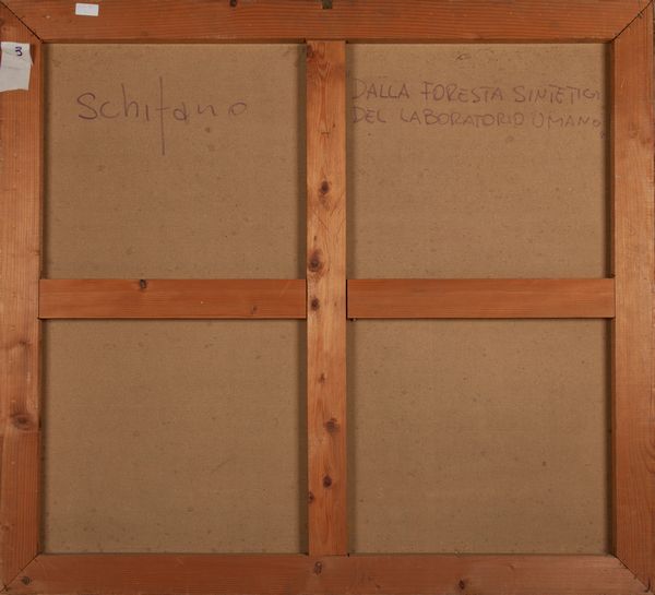 MARIO SCHIFANO : Dalla foresta sintetica del laboratorio umano  - Asta Grafica Internazionale e Multipli d'Autore - Associazione Nazionale - Case d'Asta italiane