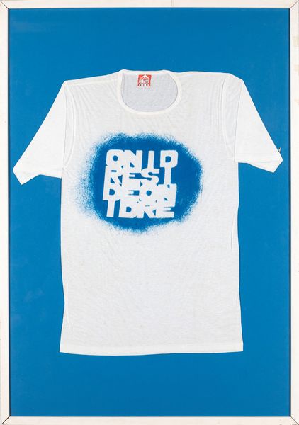 ALIGHIERO BOETTI : T-shirt e progetto  - Asta Grafica Internazionale e Multipli d'Autore - Associazione Nazionale - Case d'Asta italiane