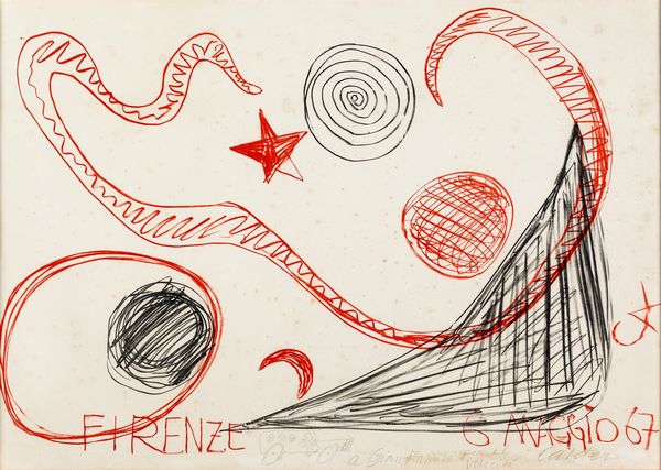 Alexander Calder : Per la velocit�  - Asta Grafica Internazionale e Multipli d'Autore - Associazione Nazionale - Case d'Asta italiane