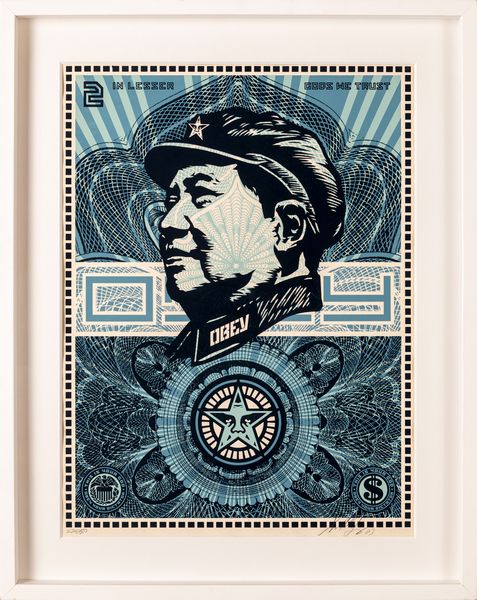 Obey : Mao - in lesser gods we trust  - Asta Grafica Internazionale e Multipli d'Autore - Associazione Nazionale - Case d'Asta italiane