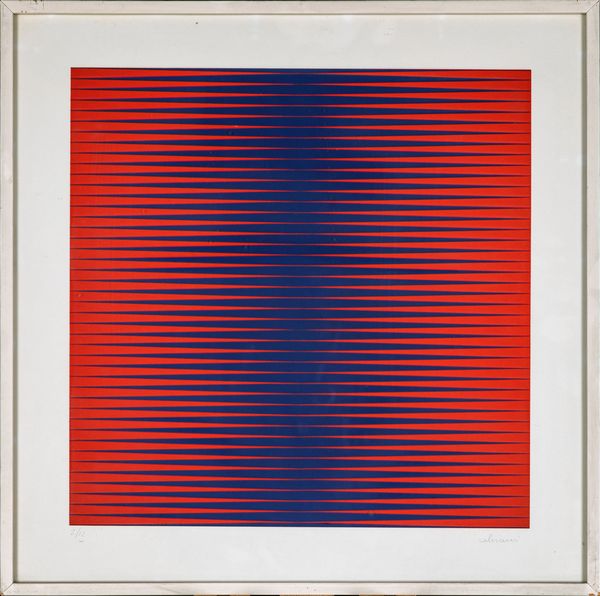 GETULIO ALVIANI : Senza titolo  - Asta Grafica Internazionale e Multipli d'Autore - Associazione Nazionale - Case d'Asta italiane