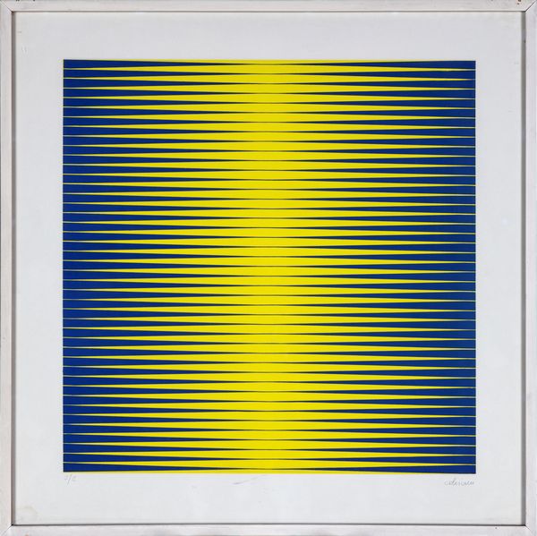 GETULIO ALVIANI : Senza titolo  - Asta Grafica Internazionale e Multipli d'Autore - Associazione Nazionale - Case d'Asta italiane