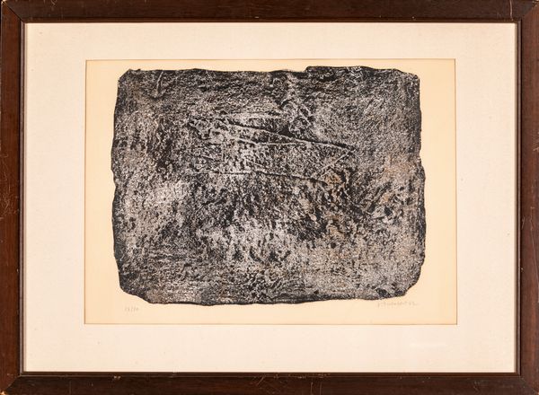 JEAN DUBUFFET : La Pierre  - Asta Grafica Internazionale e Multipli d'Autore - Associazione Nazionale - Case d'Asta italiane