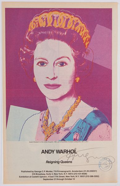 Andy Warhol : Regina Elisabetta  - Asta Grafica Internazionale e Multipli d'Autore - Associazione Nazionale - Case d'Asta italiane