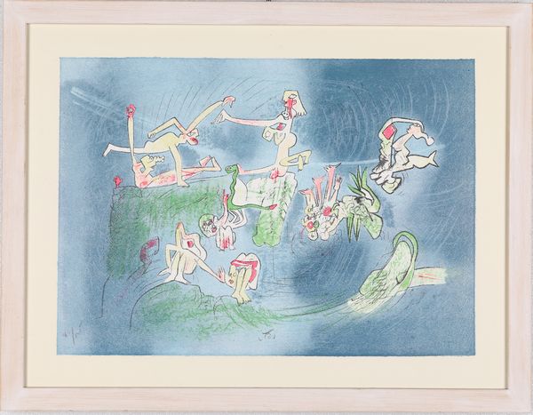 Sebastian Matta : Voci e risate  - Asta Grafica Internazionale e Multipli d'Autore - Associazione Nazionale - Case d'Asta italiane