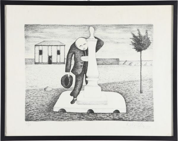 Giuseppe Viviani : Il bevitore d'acqua  - Asta Grafica Internazionale e Multipli d'Autore - Associazione Nazionale - Case d'Asta italiane