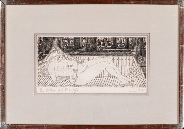 TONO ZANCANARO : La bella del Pra  - Asta Grafica Internazionale e Multipli d'Autore - Associazione Nazionale - Case d'Asta italiane