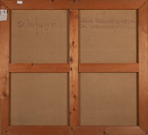 MARIO SCHIFANO : Dalla foresta sintetica del laboratorio umano  - Asta Grafica Internazionale e Multipli d'Autore - Associazione Nazionale - Case d'Asta italiane