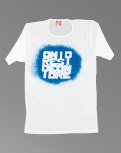 ALIGHIERO BOETTI : T-shirt e progetto  - Asta Grafica Internazionale e Multipli d'Autore - Associazione Nazionale - Case d'Asta italiane