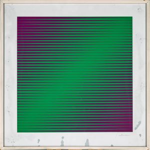 GETULIO ALVIANI : Senza titolo  - Asta Grafica Internazionale e Multipli d'Autore - Associazione Nazionale - Case d'Asta italiane