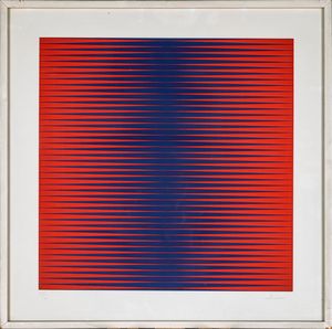 GETULIO ALVIANI : Senza titolo  - Asta Grafica Internazionale e Multipli d'Autore - Associazione Nazionale - Case d'Asta italiane