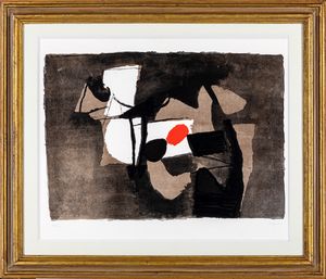 AFRO BASALDELLA - Composizione Arancione