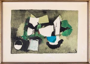 AFRO BASALDELLA - Composizione Verde