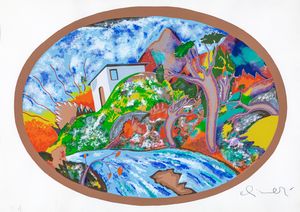 LUCA ALINARI - Casolare sul fiume