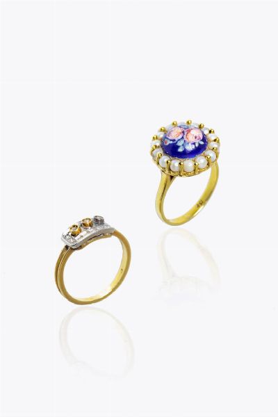 LOTTO DI DUE ANELLI  - Asta Gioielli  - Associazione Nazionale - Case d'Asta italiane