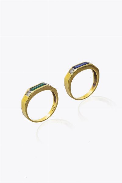 LOTTO DI DUE ANELLI  - Asta Gioielli  - Associazione Nazionale - Case d'Asta italiane