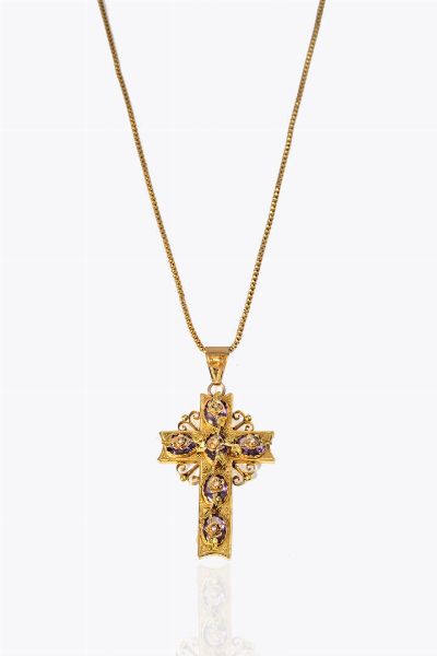 CATENA CON CIONDOLO  - Asta Gioielli  - Associazione Nazionale - Case d'Asta italiane