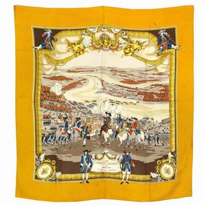HERMES - HERMES FOULARD "LES ARMEES EN CAMPAGNE"