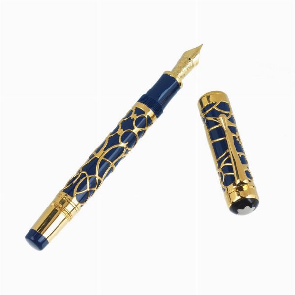 MONTBLANC : MONTBLANC THE PRINCE REGENT PENNA STILOGRAFICA SERIE PATRON OF ART EDIZIONE LIMITATA N. 2401/4810 ANNO 1995  - Asta ASTA A TEMPO | PENNE DA COLLEZIONE - Associazione Nazionale - Case d'Asta italiane