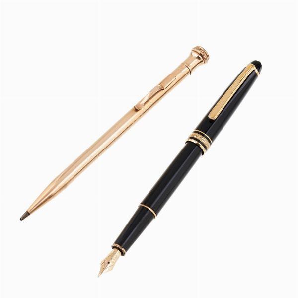 MONTBLANC MEISTERSTUCK PENNA STILOGRAFICA E EVERSHARP PORTAMINE  - Asta ASTA A TEMPO | PENNE DA COLLEZIONE - Associazione Nazionale - Case d'Asta italiane
