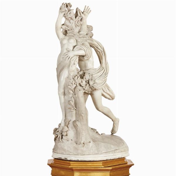 APOLLO E DAFNE, DA GIAN LORENZO BERNINI, SECOLO XIX  - Asta INTERNATIONAL FINE ART E UNA IMPORTANTE COLLEZIONE DI PENDOLE AU BON SAUVAGE - Associazione Nazionale - Case d'Asta italiane