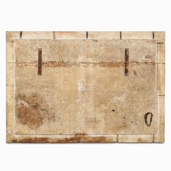 PIANO DI TAVOLO, MANIFATTURA ROMANA, FINE SECOLO XVI  - Asta INTERNATIONAL FINE ART E UNA IMPORTANTE COLLEZIONE DI PENDOLE �AU BON SAUVAGE� - Associazione Nazionale - Case d'Asta italiane