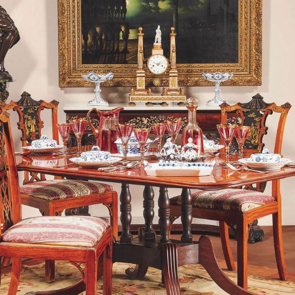 SERVITO, MEISSEN, SECOLI XIX E XX  - Asta INTERNATIONAL FINE ART E UNA IMPORTANTE COLLEZIONE DI PENDOLE AU BON SAUVAGE - Associazione Nazionale - Case d'Asta italiane