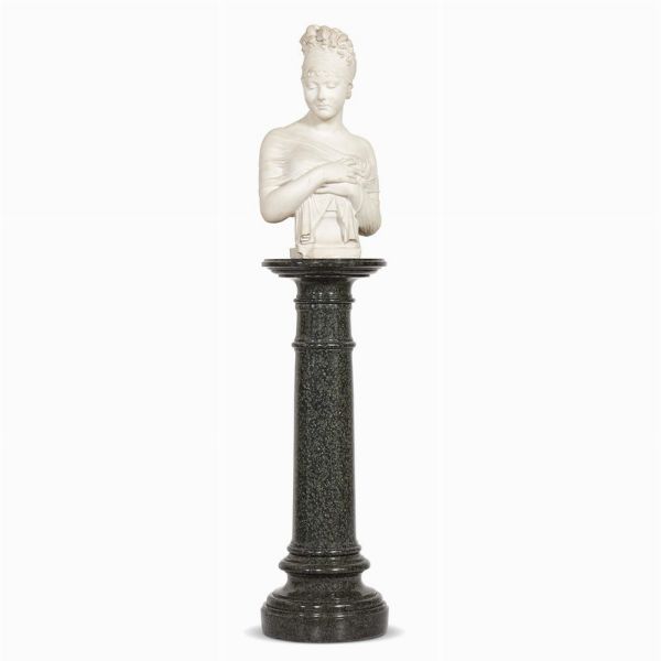 Scuola francese, secolo XIX  - Asta INTERNATIONAL FINE ART E UNA IMPORTANTE COLLEZIONE DI PENDOLE �AU BON SAUVAGE� - Associazione Nazionale - Case d'Asta italiane