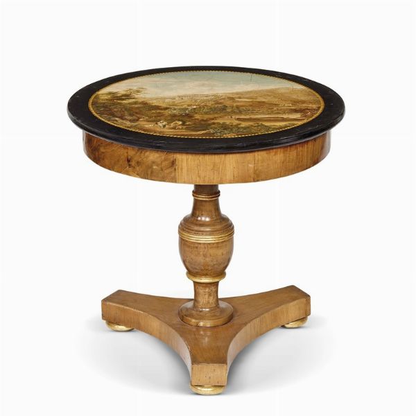 TAVOLO DA CENTRO, PIETRO DELLA VALLE, TOSCANA, SECOLO XIX  - Asta INTERNATIONAL FINE ART E UNA IMPORTANTE COLLEZIONE DI PENDOLE AU BON SAUVAGE - Associazione Nazionale - Case d'Asta italiane