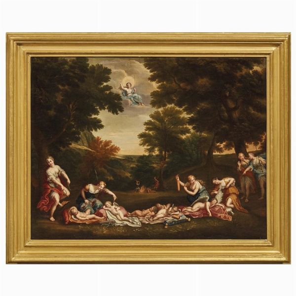Da Francesco Albani, secolo XVIII-XIX  - Asta INTERNATIONAL FINE ART E UNA IMPORTANTE COLLEZIONE DI PENDOLE AU BON SAUVAGE - Associazione Nazionale - Case d'Asta italiane