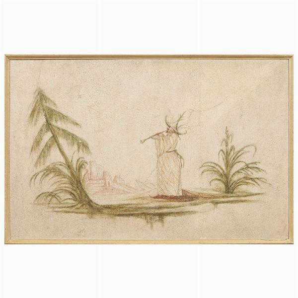 CINQUE PANNELLI, VENETO, SECOLO XVIII  - Asta INTERNATIONAL FINE ART E UNA IMPORTANTE COLLEZIONE DI PENDOLE AU BON SAUVAGE - Associazione Nazionale - Case d'Asta italiane