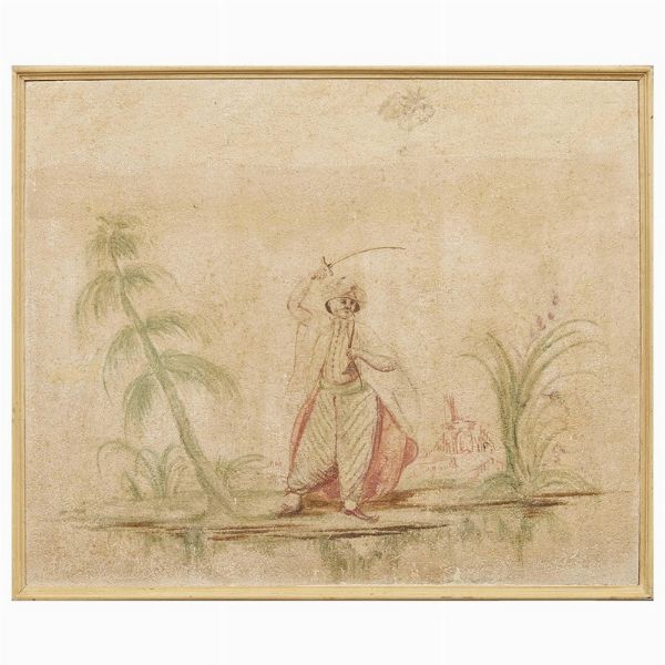 CINQUE PANNELLI, VENETO, SECOLO XVIII  - Asta INTERNATIONAL FINE ART E UNA IMPORTANTE COLLEZIONE DI PENDOLE AU BON SAUVAGE - Associazione Nazionale - Case d'Asta italiane