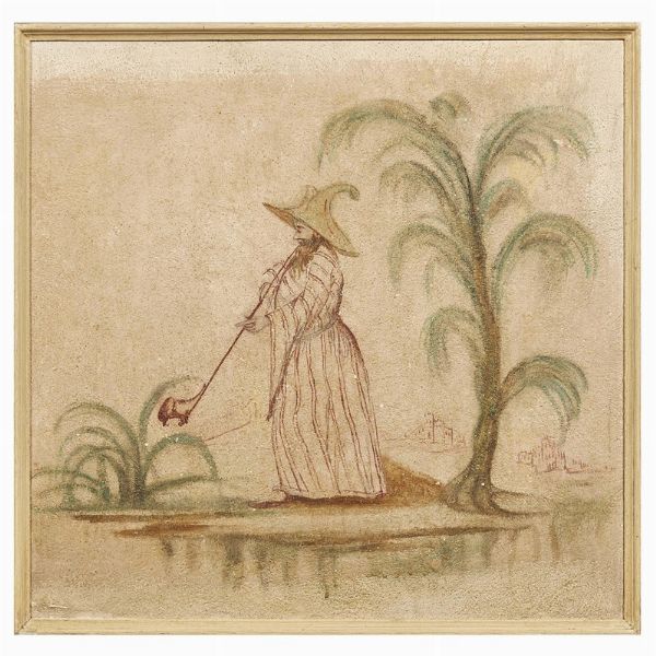 CINQUE PANNELLI, VENETO, SECOLO XVIII  - Asta INTERNATIONAL FINE ART E UNA IMPORTANTE COLLEZIONE DI PENDOLE AU BON SAUVAGE - Associazione Nazionale - Case d'Asta italiane