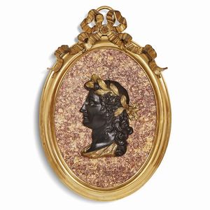 COPPIA DI RILIEVI, ROMA, SECOLO XIX  - Asta INTERNATIONAL FINE ART E UNA IMPORTANTE COLLEZIONE DI PENDOLE AU BON SAUVAGE - Associazione Nazionale - Case d'Asta italiane