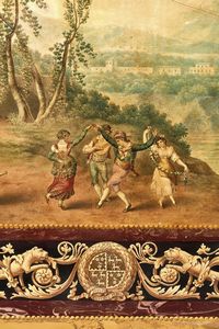 PIANO DECORATIVO, SCUOLA ITALIANA, SECOLO XIX  - Asta INTERNATIONAL FINE ART E UNA IMPORTANTE COLLEZIONE DI PENDOLE AU BON SAUVAGE - Associazione Nazionale - Case d'Asta italiane