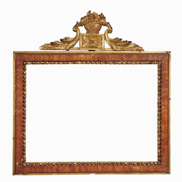 COPPIA DI CORNICI, LOMBARDIA, INIZIO SECOLO XIX  - Asta L'ARTE DI ORNARE I QUADRI: CORNICI DAL RINASCIMENTO ALL'OTTOCENTO - Associazione Nazionale - Case d'Asta italiane