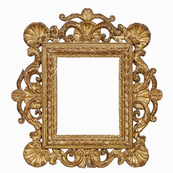 CORNICE, SICILIA, SECOLO XVIII  - Asta L'ARTE DI ORNARE I QUADRI: CORNICI DAL RINASCIMENTO ALL'OTTOCENTO - Associazione Nazionale - Case d'Asta italiane